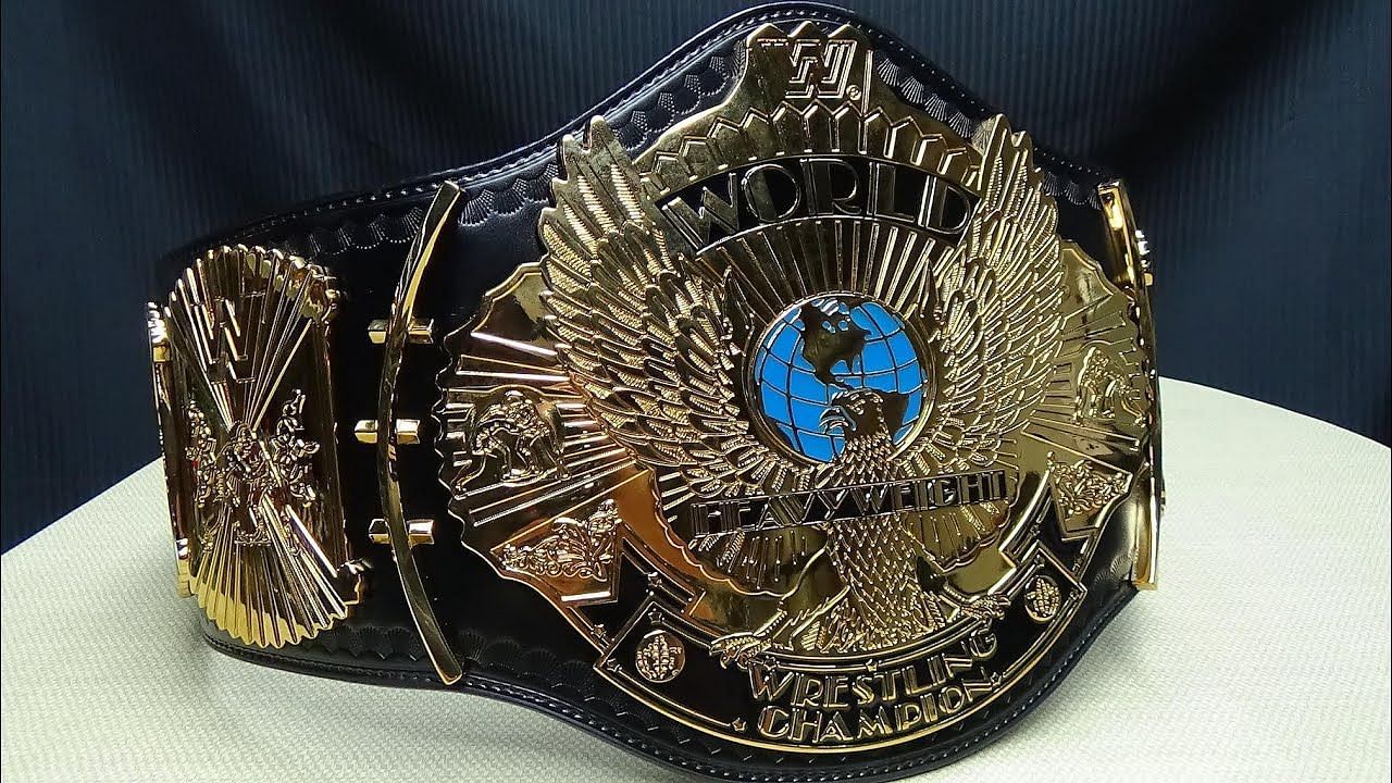 The &quot;Winged Eagle&quot; design for the WWE Championship belt.