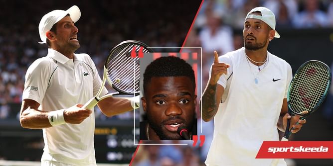 "Novak Djokovic mentally, he got exposed; tennis-wise, Nick Kyrgios played a better match" - Frances Tiafoe on 2022 Wimbledon final