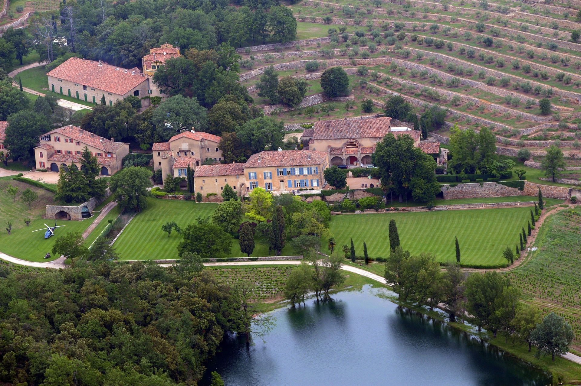 Brad Pitt&#039;s French Chateau Miraval (Image via Getty)