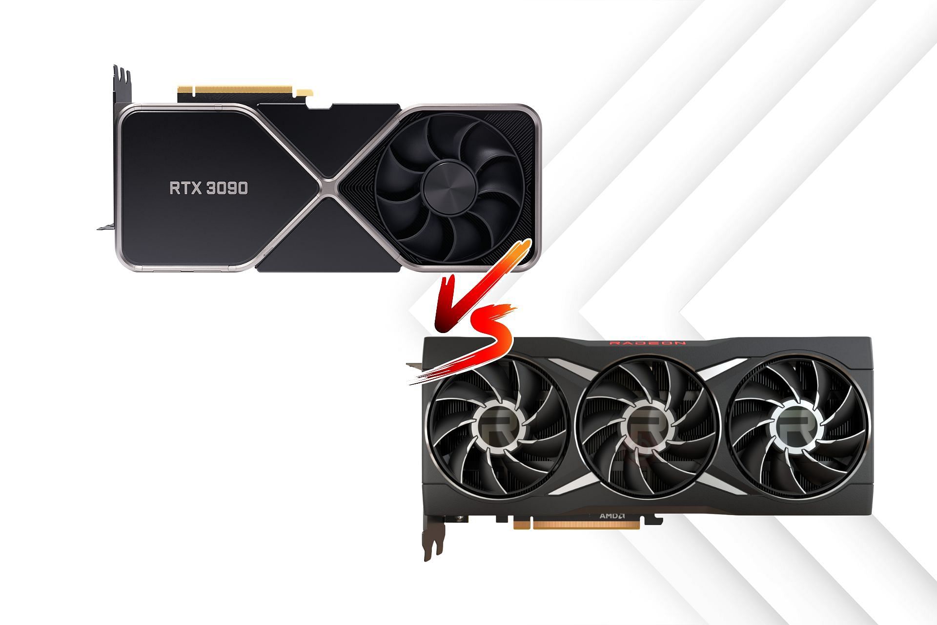 A comparison between the Nvidia RTX 3090 Ti and the AMD RX 6950 XT (Image by Sportskeeda)