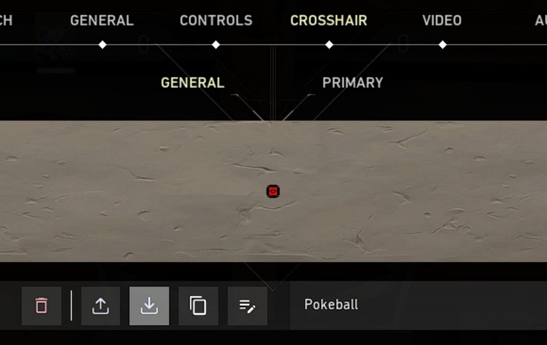 Pokeball Crosshair (Image via Riot Games)