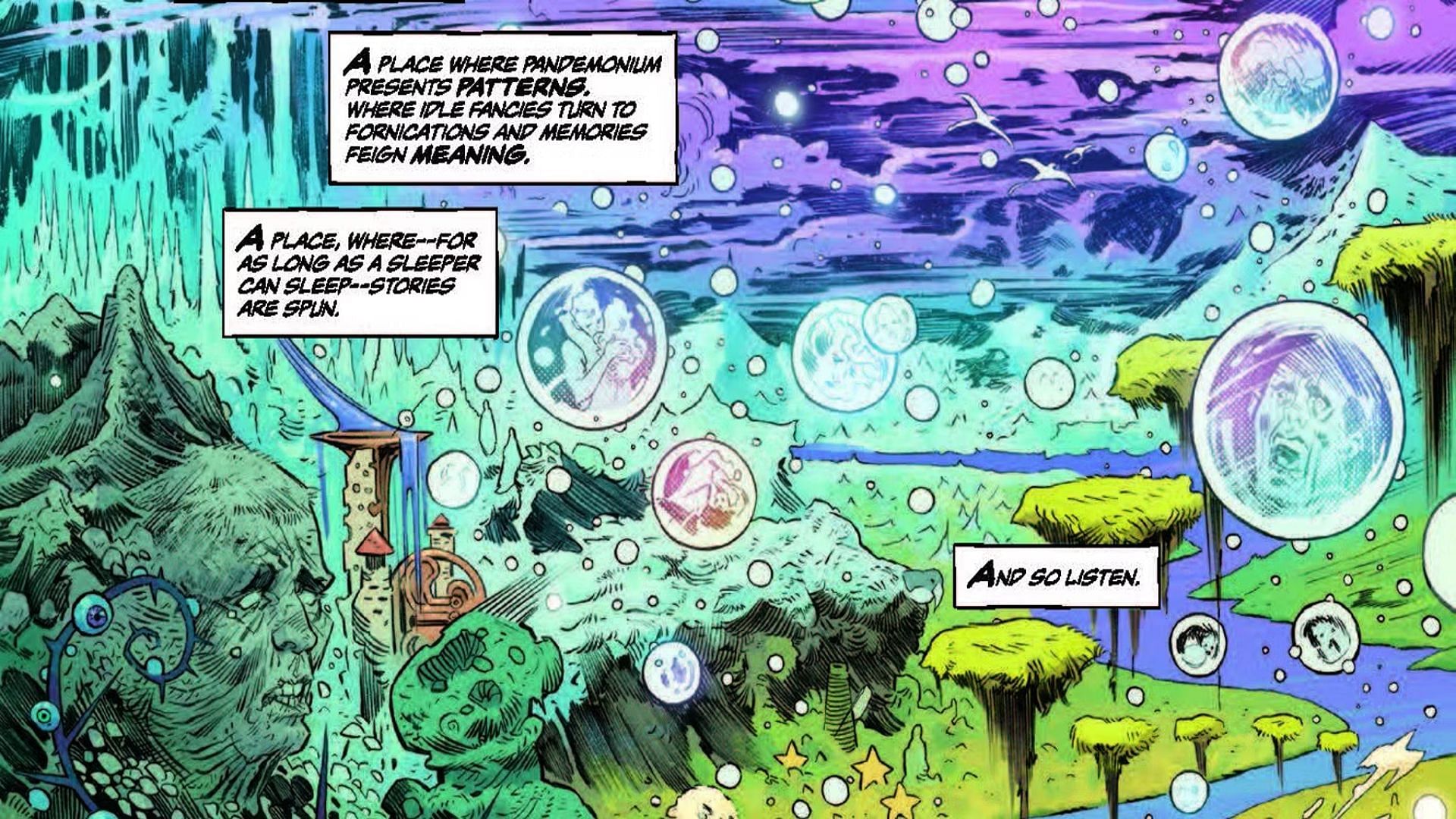 The Dreaming in Neil Gaiman&#039;s The Sandman (Image via DC Comics)