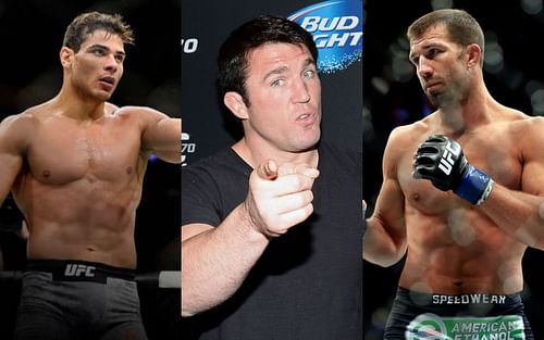 Paulo Costa (left. Image credit: UFC.com), Chael Sonnen (center), Luke Rockhold (right)