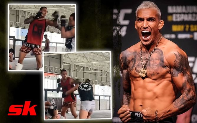 "If you want war, war is going to come to you" - Charles Oliveira offers insight into legendary hard sparring sessions at Chute Boxe