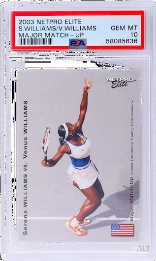 Carte Recrue Serena Williams – PSA 8 NM-MT – Stade 2000 #567 World Stars – Gradée