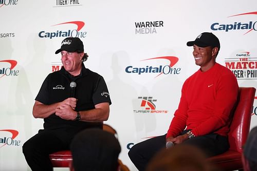 The Match: Tiger vs. Phil (Image via Getty)