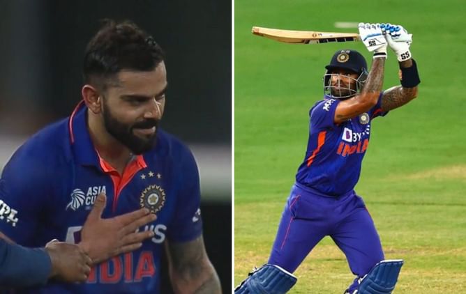 Asia Cup 2022: [Watch] Virat Kohli bows down to Suryakumar Yadav after the batter's blistering knock against Hong Kong