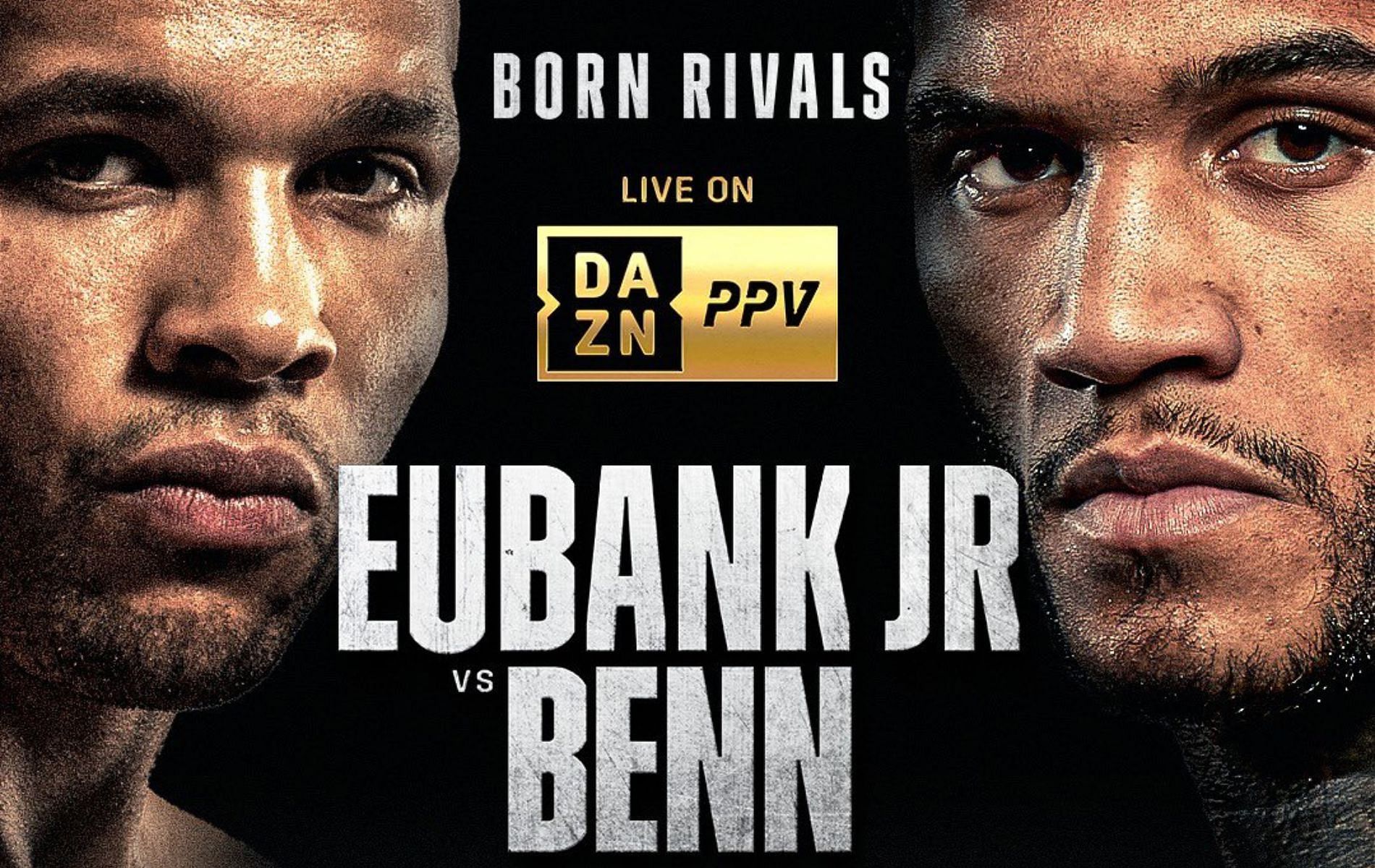 Conor Benn vs. Chris Eubank Jr. fight poster (image via Twitter @ChrisEubankJr)