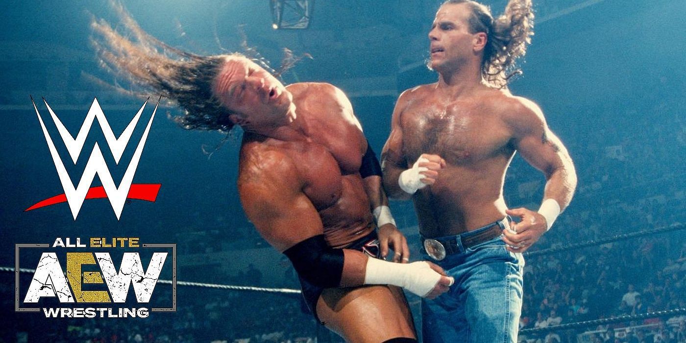 Michaels and Triple H, during SummerSlam 2002.