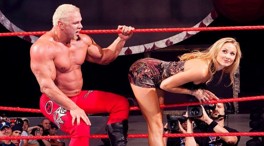 WWE Hall of Famer Scott Steiner was involved in some strange stipulations involving Stacy Keibler