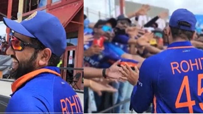 IND vs WI 2022: [Watch] An ecstatic Rohit Sharma thanks the fans after India's thumping win in Florida