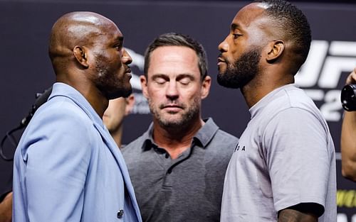 Kamaru Usman (left) and Leon Edwards (right)