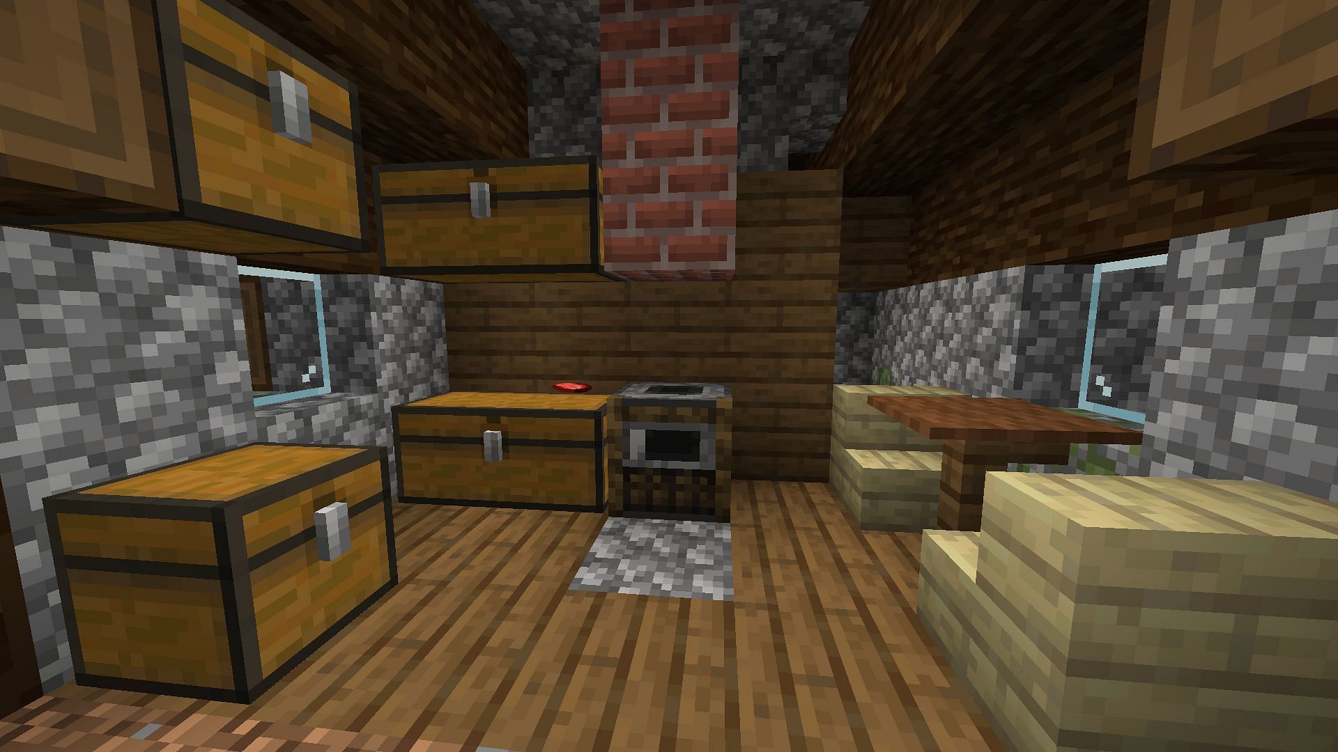Some of the best design ideas for making a kitchen in Minecraft (Image via Mojang)