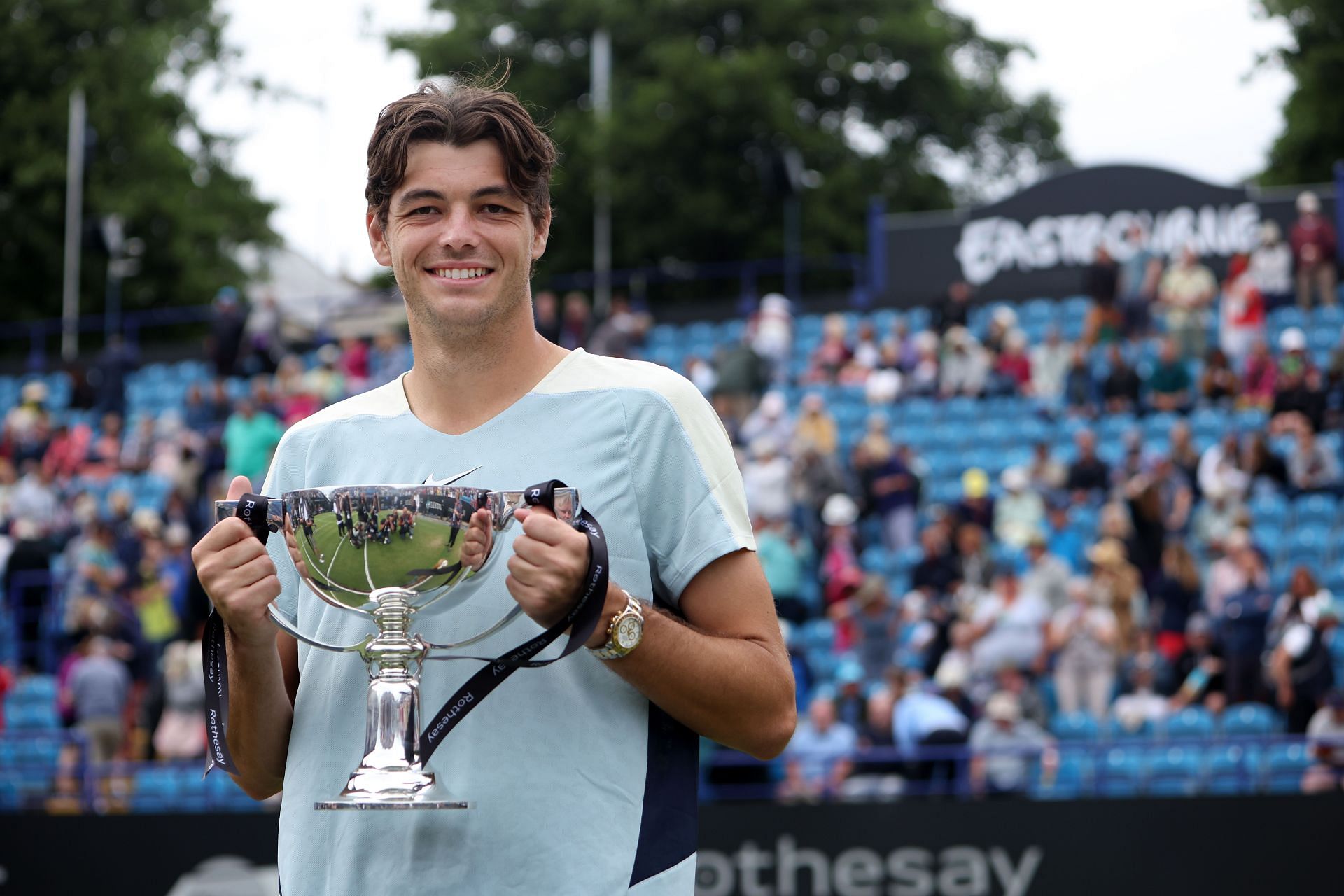 Taylor Fritz at the 2022 Eastbourne International.