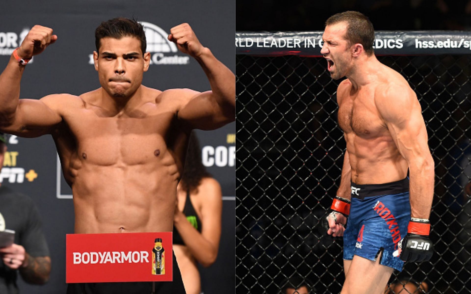 Paulo Costa (left) and Luke Rockhold (right) [Images via Getty]