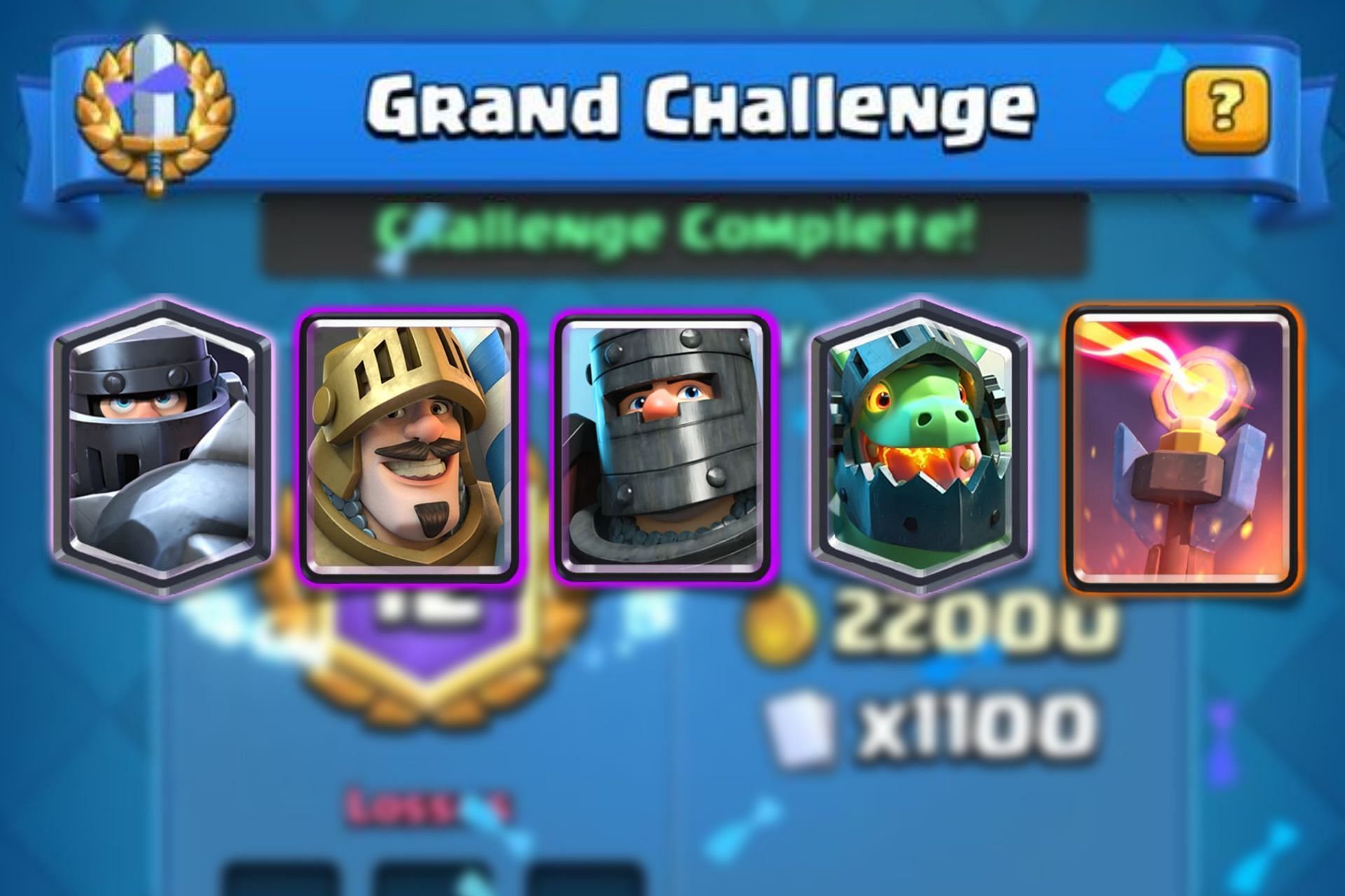 Crazy Game in the Grand Challenge 😱 #fyp #clashroyale #challenge