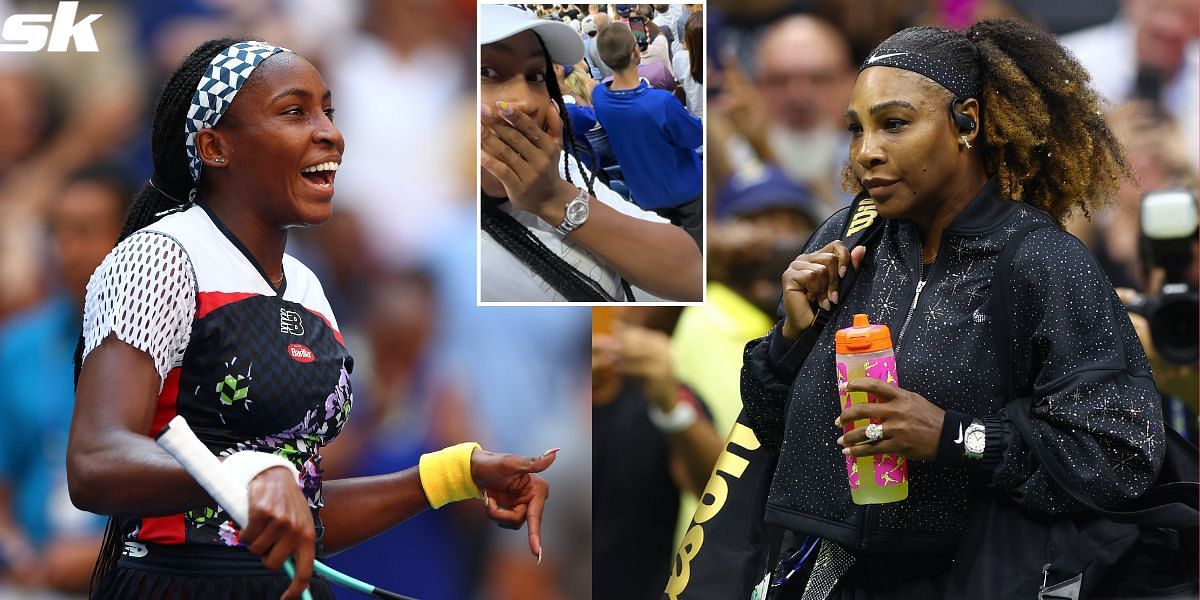 Coco Gauff and Serena Williams