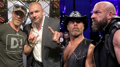 WWE EVP Triple H with VP of Talent Development Shawn Michaels