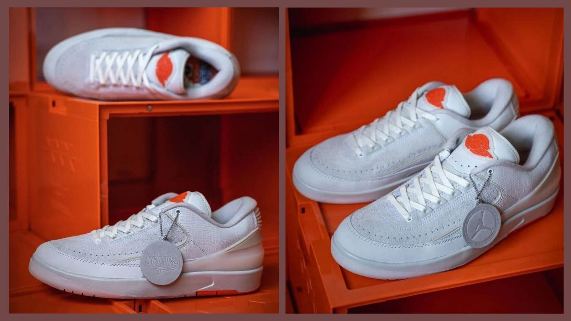 Shelflife x Air Jordan 2 Low shoes (Image via Instagram/@knowing_kicks)