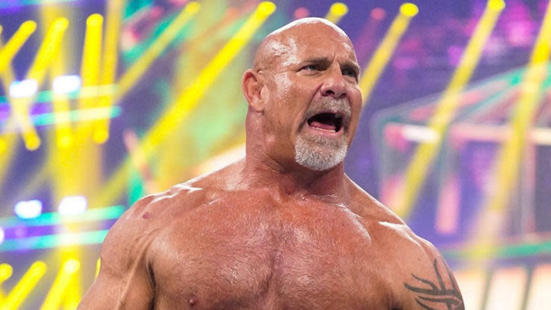 Goldberg at WWE Elimination Chamber 2022