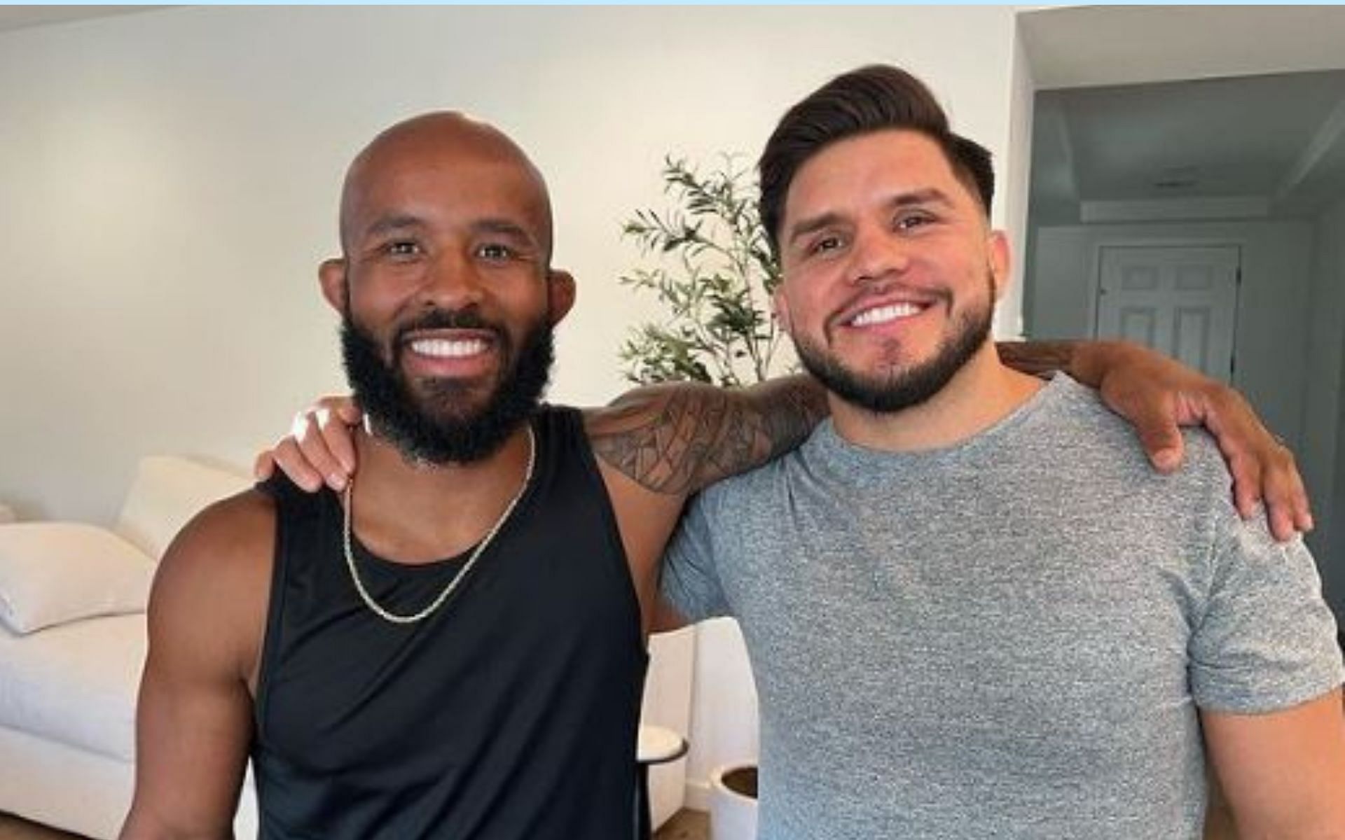 Demetrious Johnson (left) and Henry Cejudo (right) [Image credits- via Instagram @mighty]