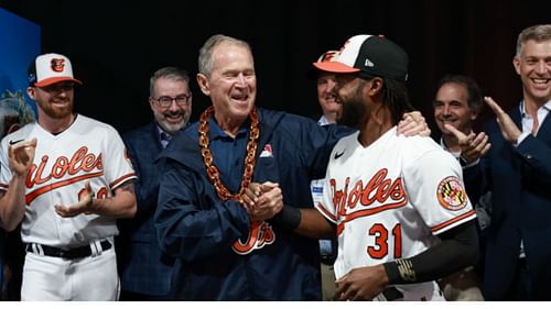 Former President George W. Bush at the Little League World Series