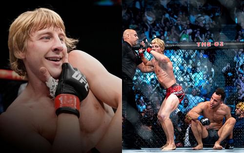 Paddy Pimblett (left. Image credit: UFC.com), UFC London (right)