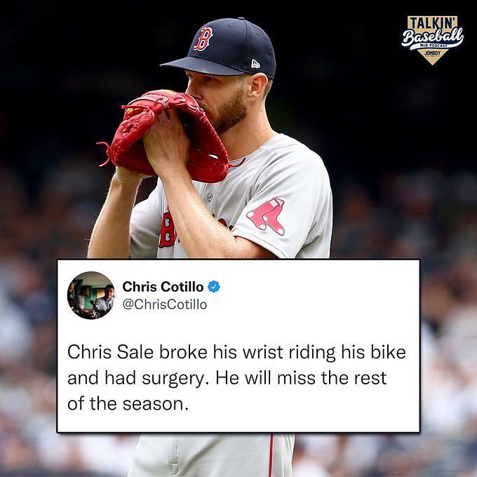 Chris Sale needs to be bubble wrapped So done with this dude