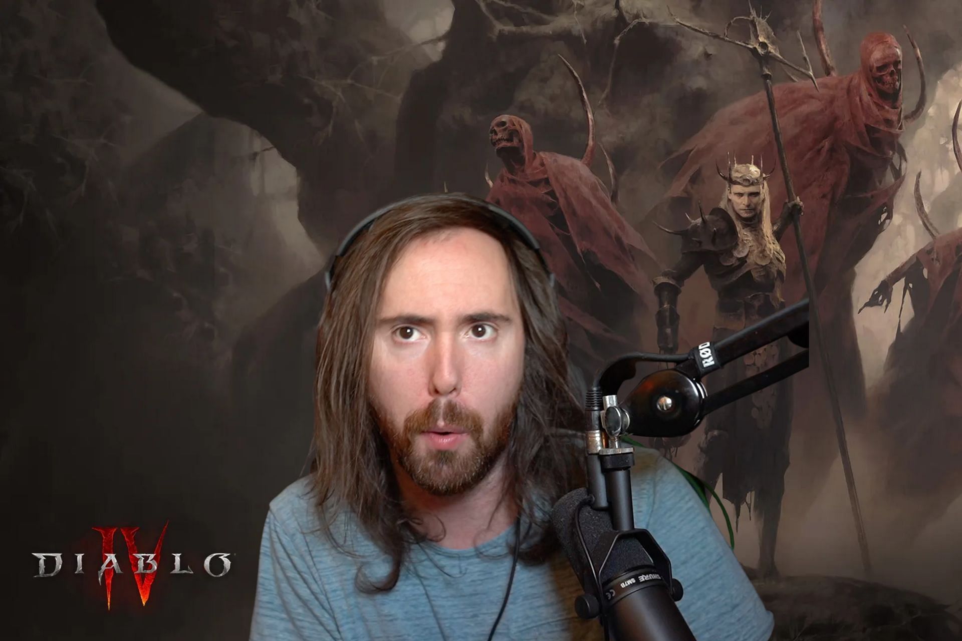Asmongold was happy that Diablo 4 would not use any pay-to-win systems (Image via Sportskeeda)