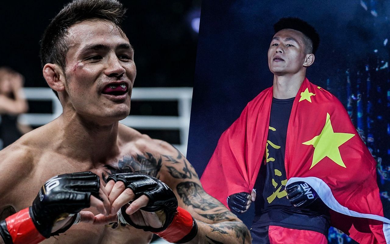 (left) Defending featherweight world champion Thanh Le reveals how he keeps composure in fiery exchanges with rivals like (right) Tang Kai [Credit: ONE Championship]