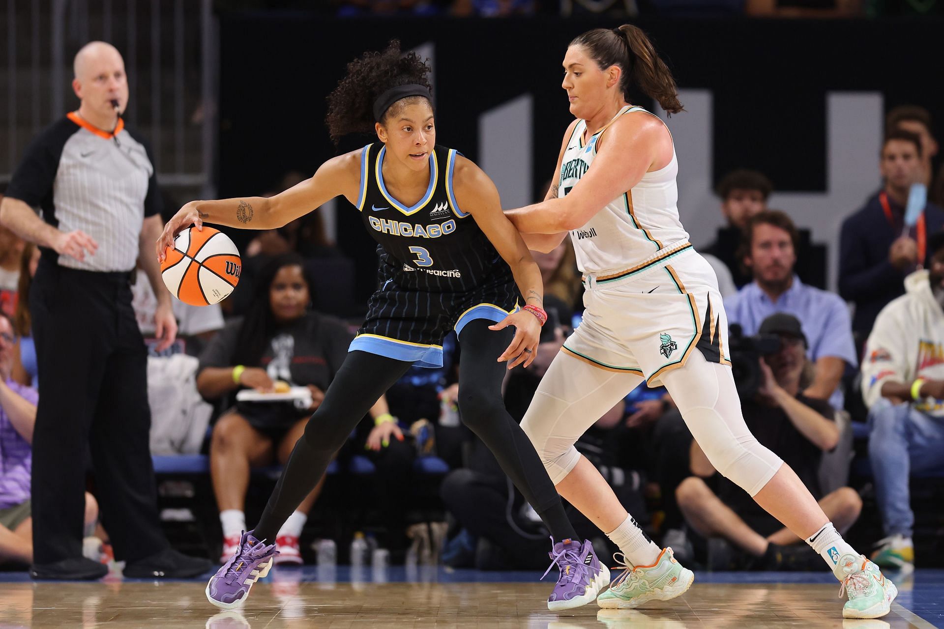 The New York Liberty and Chicago Sky play Game 3 on Tuesday.