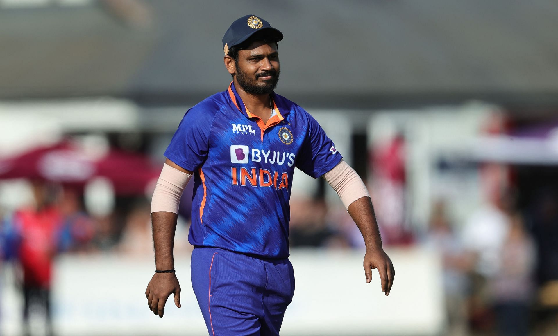 Team India&rsquo;s keeper-batter Sanju Samson. Pic: Getty Images