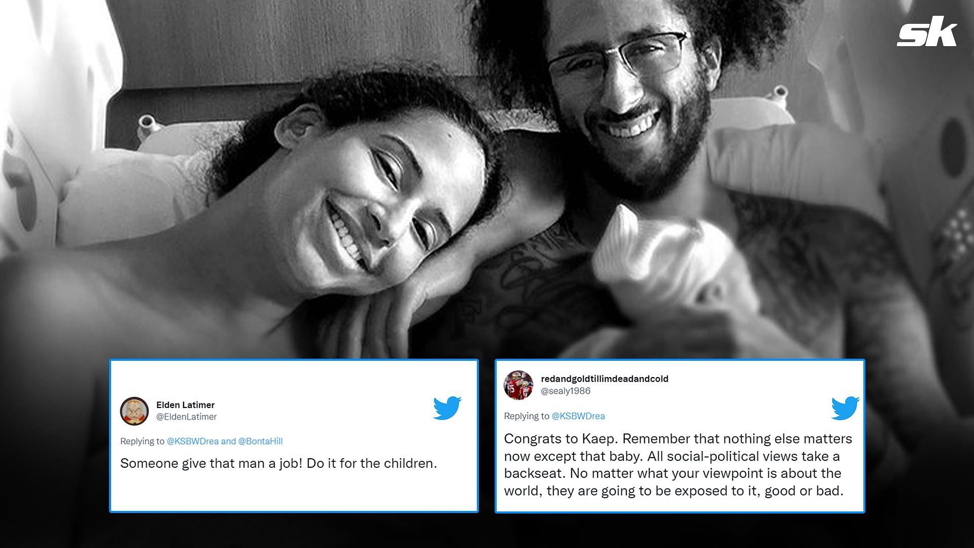 NFL fans congratulate Colin Kaepernick on the birth of his first child
