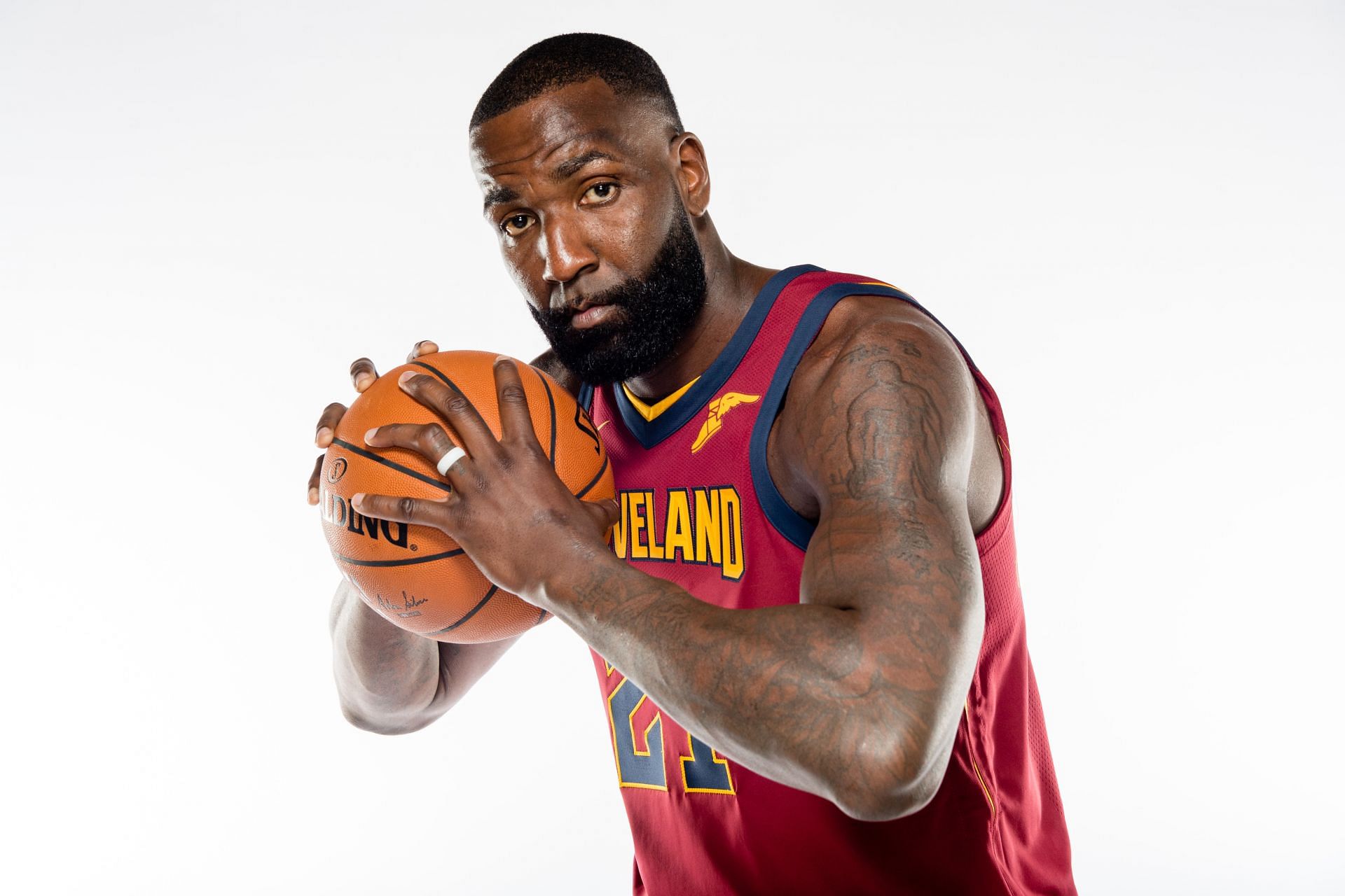 Kendrick Perkins during his time with the Cleveland Cavaliers
