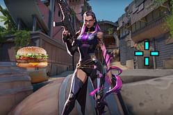 How to get a Burger crosshair in Valorant?