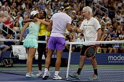 "It was a pleasure to share the court with Rafael Nadal, Coco Gauff and John McEnroe" - Iga Swiatek after her charity match in New York to help Ukraine