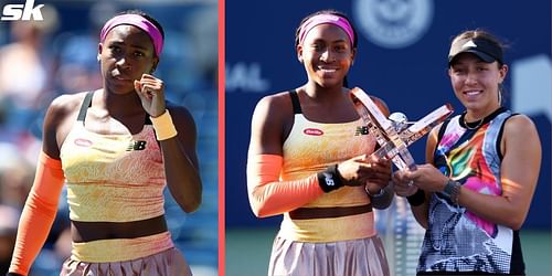 Coco Gauff (left) has become the No. 1 in doubles