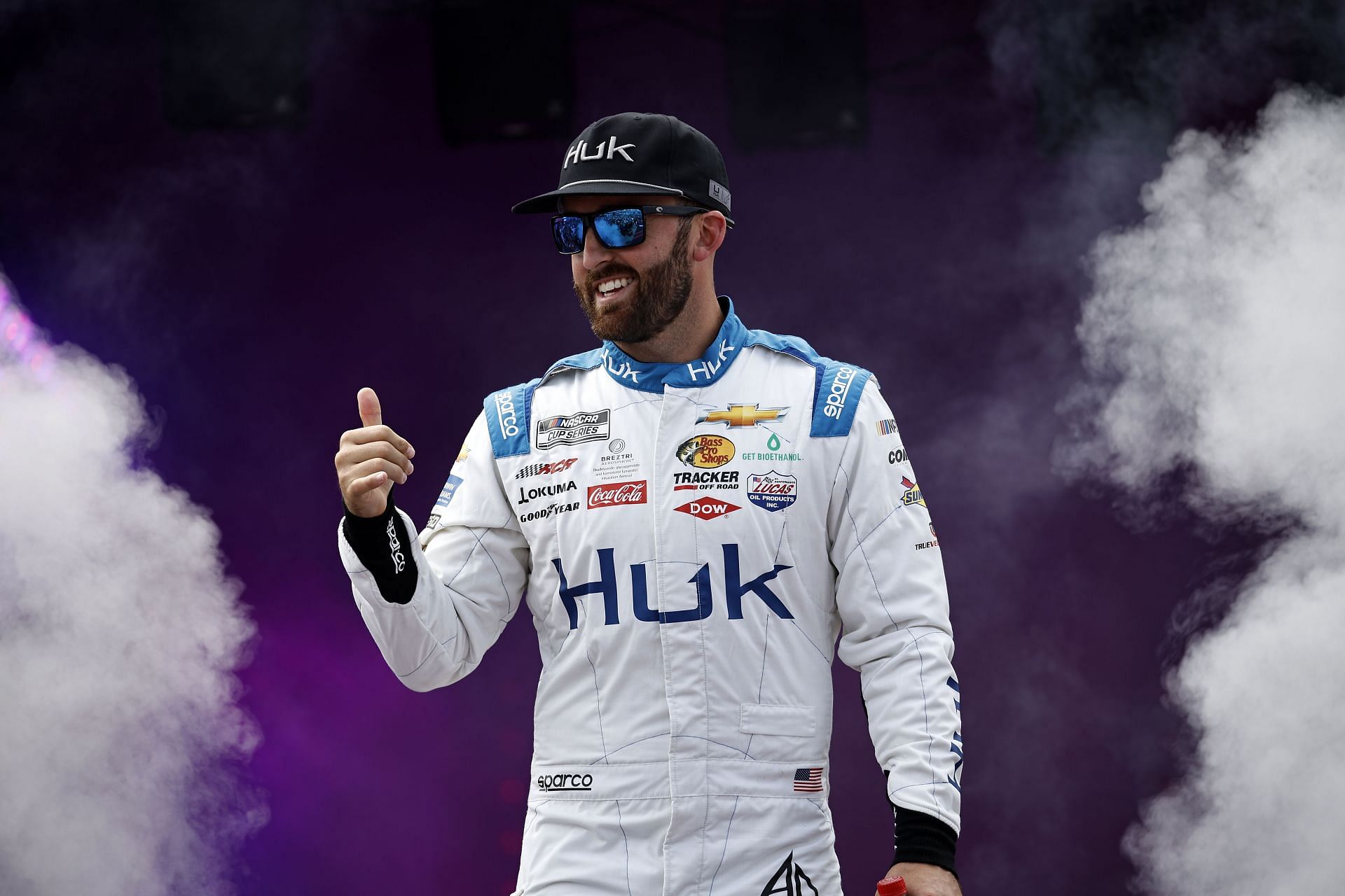 Austin Dillon during the 2022 NASCAR Cup Series Federated Auto Parts 400