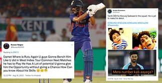 "Ruturaj Robbed." - Twitterati react as India leave out young batter in 1st ODI vs Zimbabwe