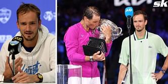 "I would have liked to do better, I was in front; For a few weeks, it's hard for me, it's complicated" - Daniil Medvedev on his defeat to Rafael Nadal in 2022 Australian Open final