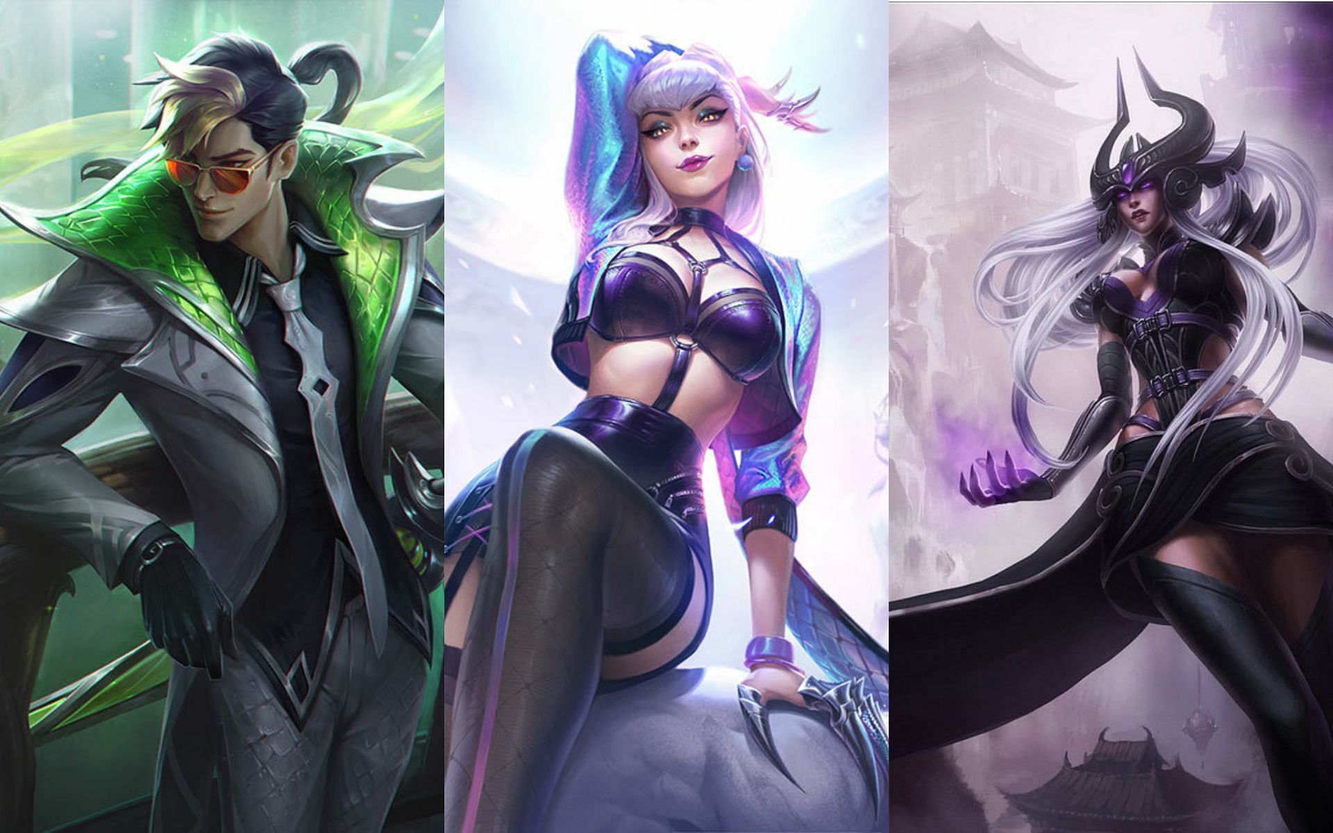 Master Yi, Syndra, and Evelynn will be part of the upcoming Spirit Blossom 2022 event (Image via League of Legends)