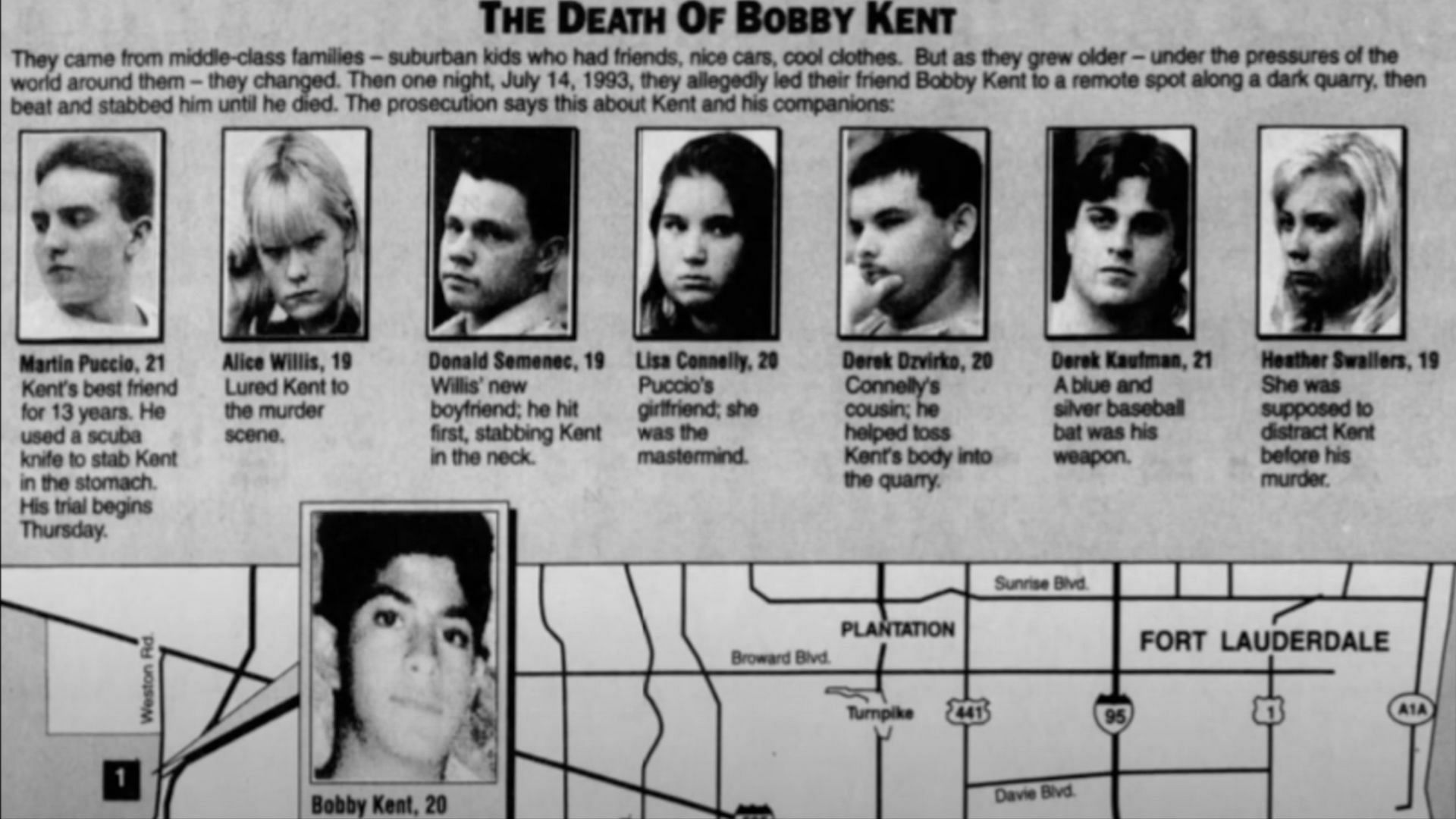 Bobby Kent&#039;s 1993 murder was an act of revenge in a carefully orchestrated murder plot involving his best friend (Image via Wonderland of the Weird/YouTube)