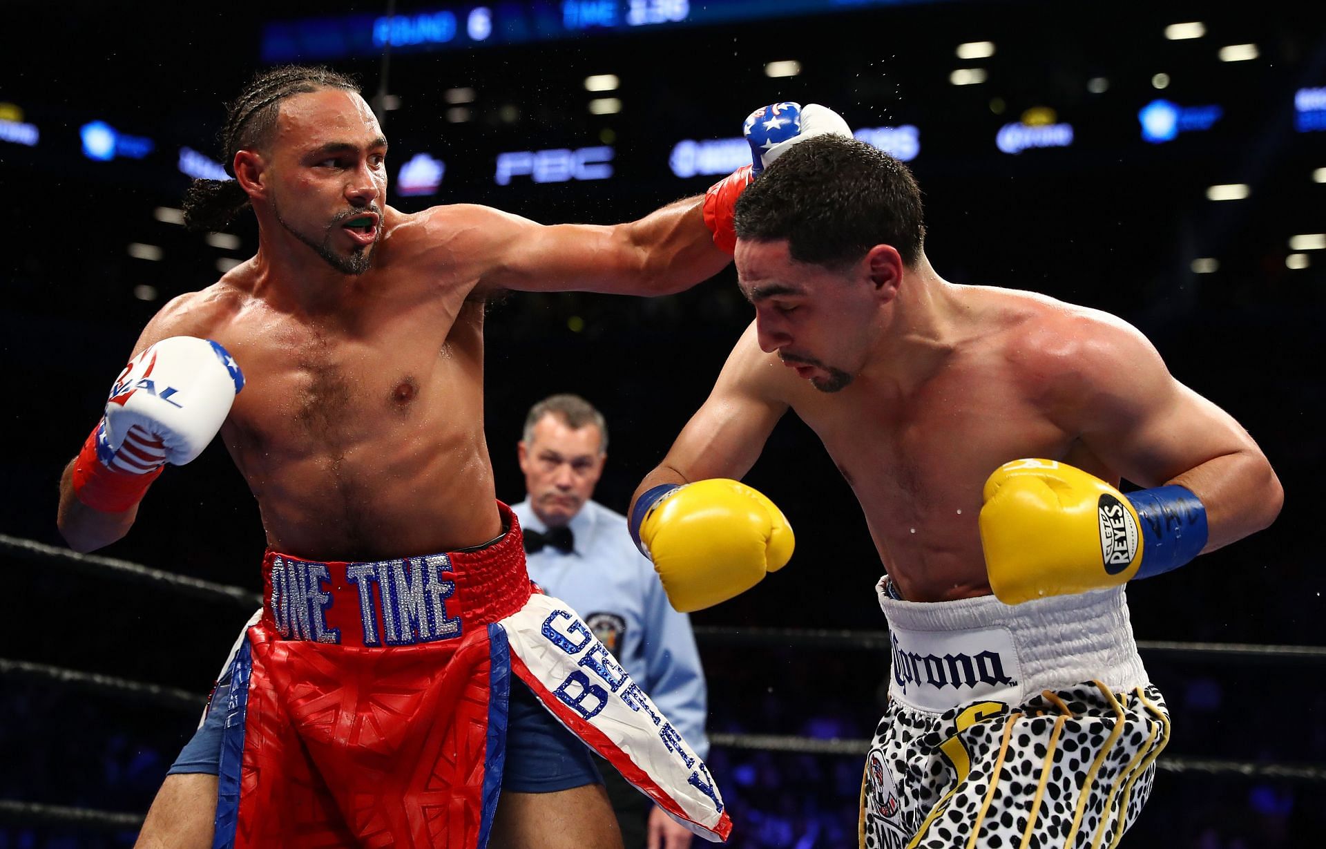 Keith Thurman (L) and Danny Garcia (R)