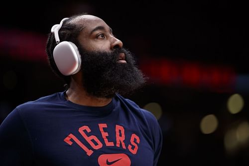 James Harden during the Philadelphia 76ers v Toronto Raptors - Game Four