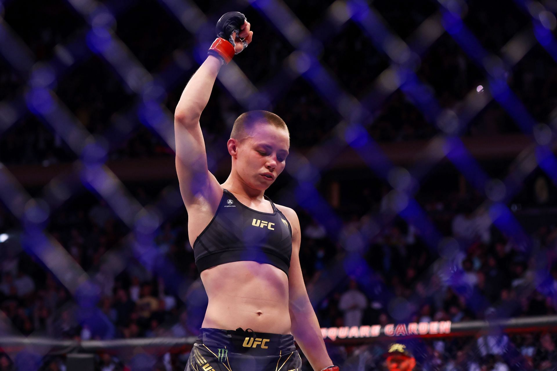 Rose Namajunas doesn&#039;t seem like a natural on the microphone
