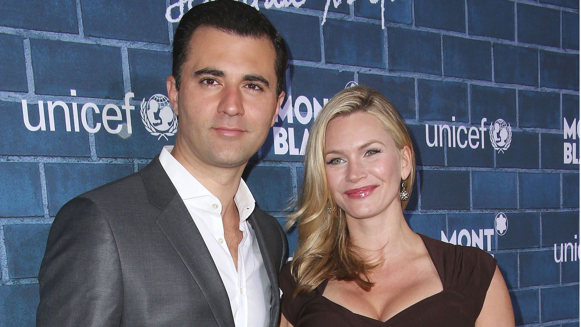 Natasha Henstridge and Darius Campbell-Danesh had an on-and-off relationship for several years until 2018. (Image via Frederick M. Brown/Getty)
