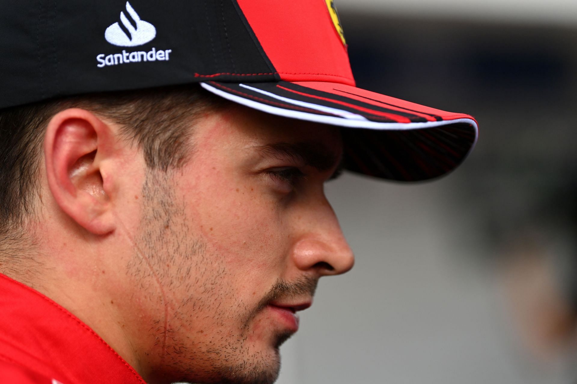 Charles Leclerc during qualifying ahead of the F1 Grand Prix of Hungary at Hungaroring on July 30, 2022, in Budapest, Hungary (Photo by Dan Mullan/Getty Images)