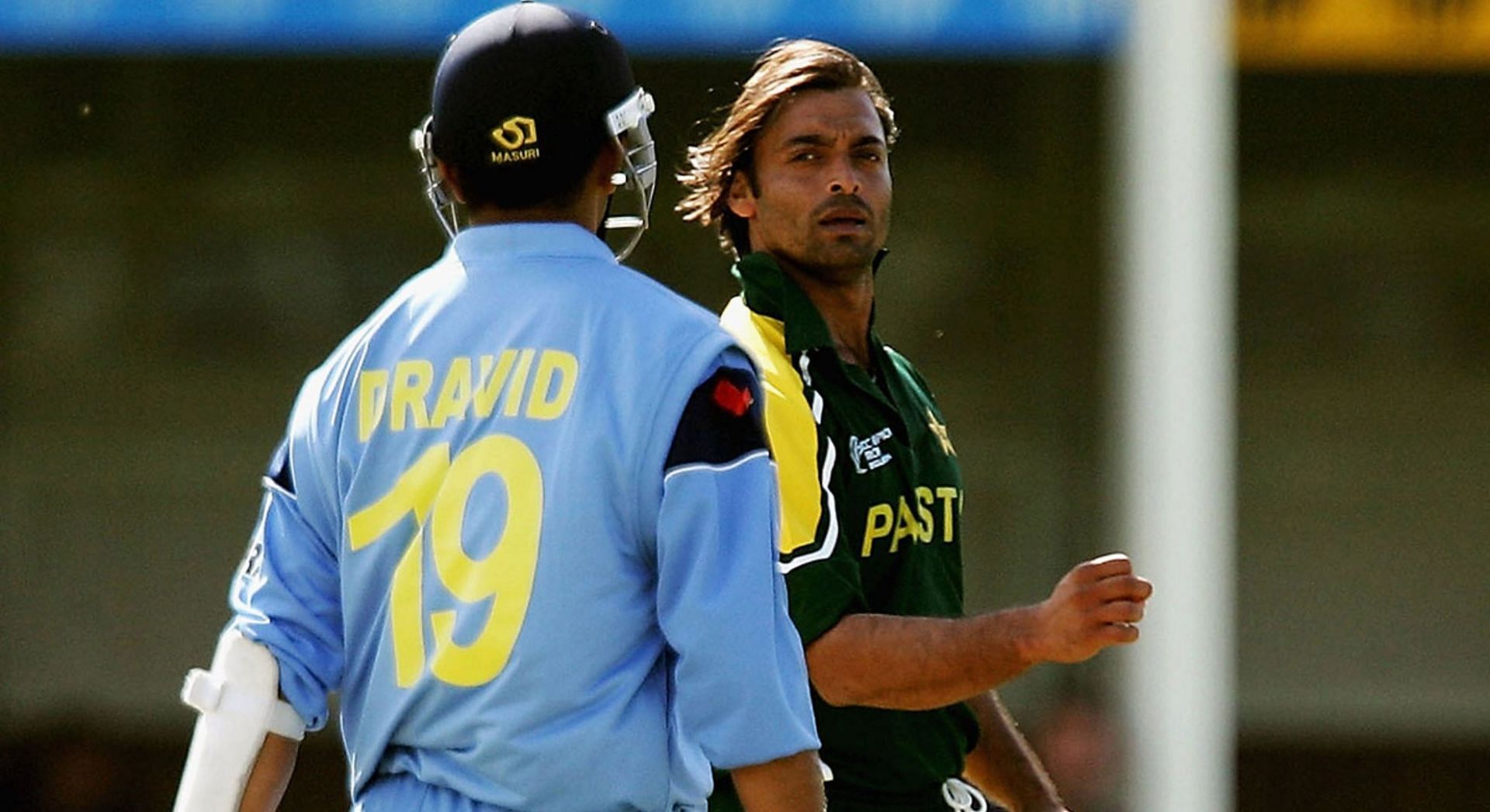 A still from Akhtar and Dravid&#039;s infamous fight in an ODI match. Pic credits: Latestly
