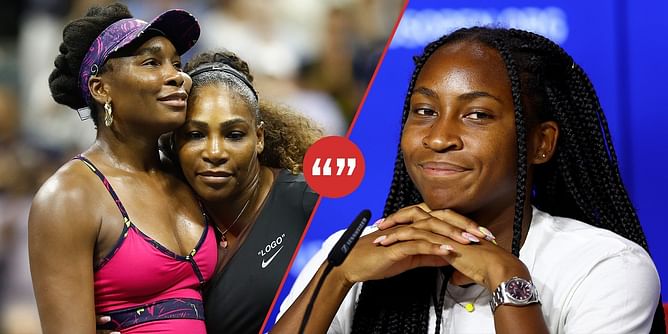 "Look at Serena Williams and Venus Williams, not having as much money and coming through a tough neighborhood in Compton" - Coco Gauff on the importance of athletes being role models