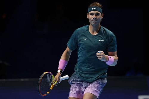 Rafael Nadal at the Nitto ATP World Tour Finals